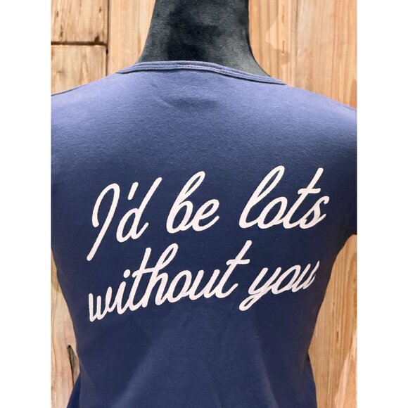 BABY T-SHIRT BLUE LOTS WITHOUT YOU 24hr LAUNDRY CUTE BLUE SMALL NWOT - Picture 3 of 6